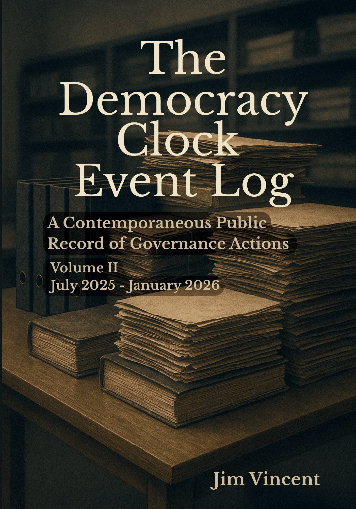 The Democracy Clock Event Log Volume II